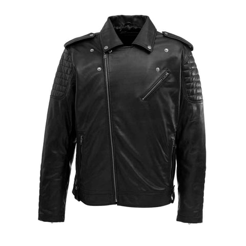 [LEVEL 2 PROTECTION] Ride or Die Classic Leather Biker Jacket