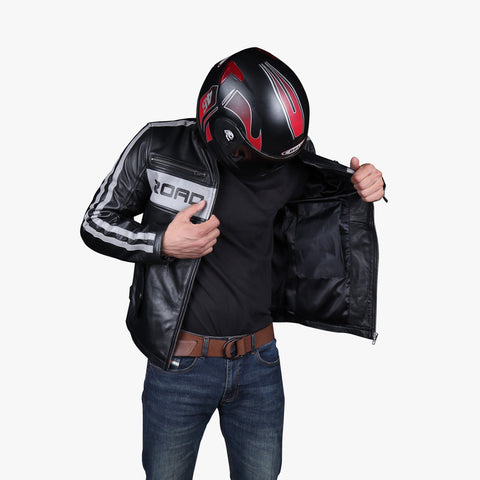 [LEVEL 2 PROTECTION] Road Armor Leather Jacket