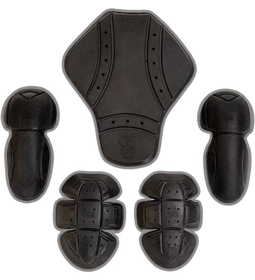 thumbnail image 2 of RIDERACT Men's CE Level 1 Armor Set – Shoulder, Elbow, And Spine Pads For Jackets 2 of 5