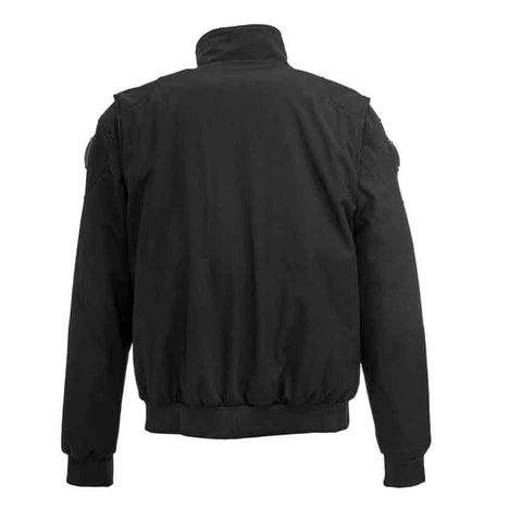 Carbon Black Soft Shell Biker Jacket