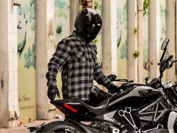 Shop Stylish Road Armor Protective Flannel Motorcycle Riding Shirt ...