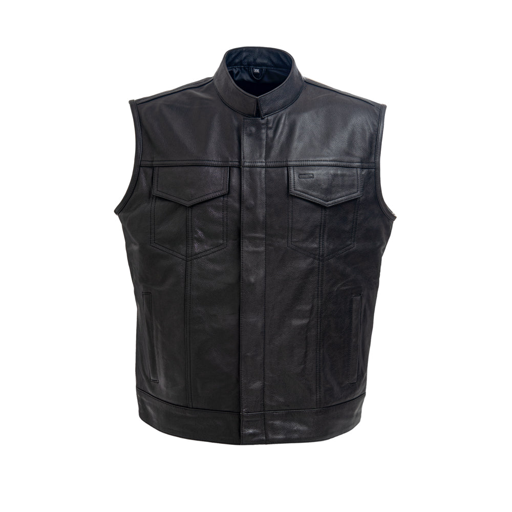 Outlaw Leather Biker Vest – Skull Riderz
