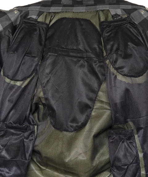 Shop Stylish Road Armor Protective Flannel Motorcycle Riding Shirt ...