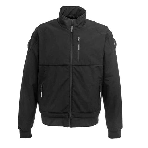 [LEVEL 2 PROTECTION] Carbon Black Soft Shell Biker Jacket