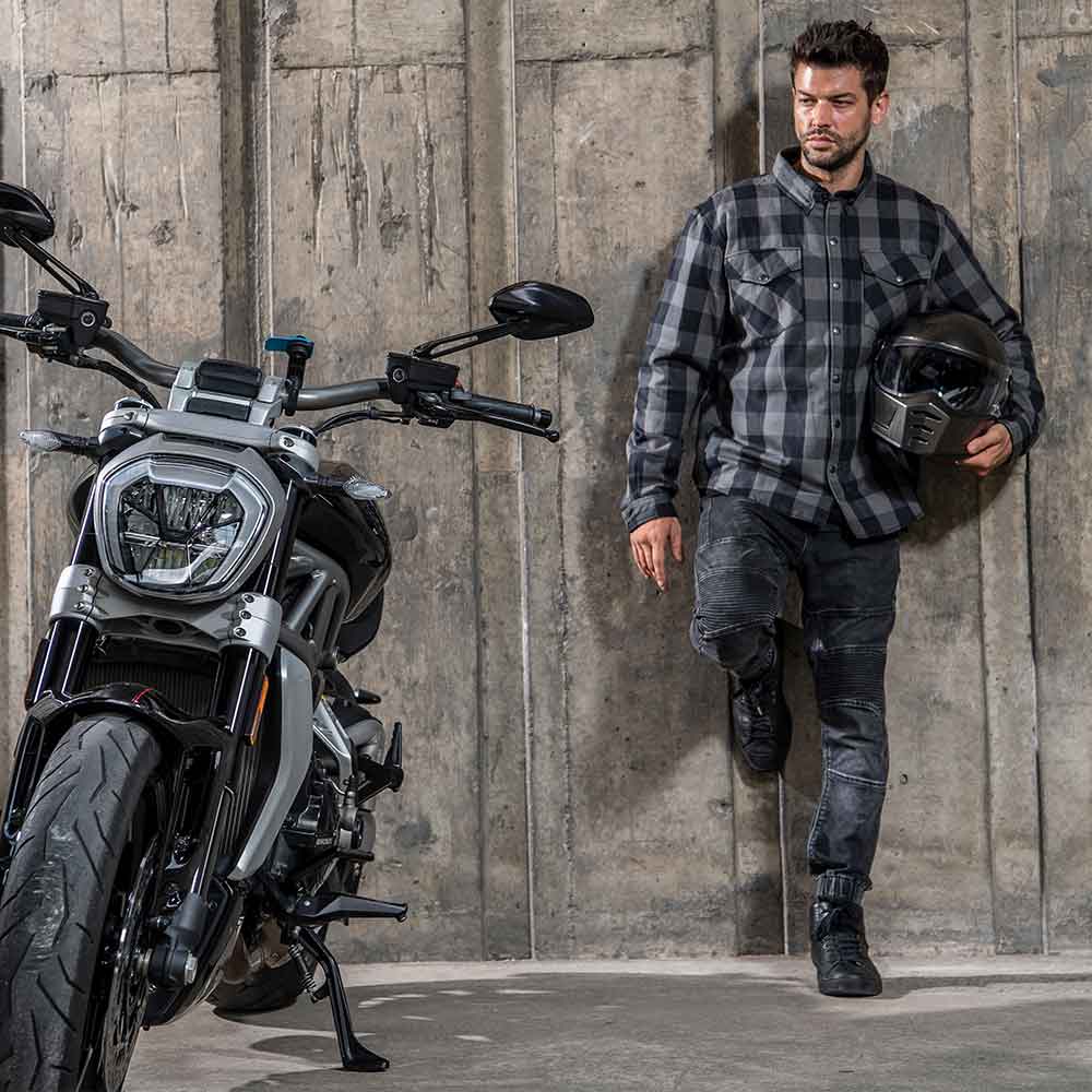 Shop Stylish Road Armor Protective Flannel Motorcycle Riding Shirt