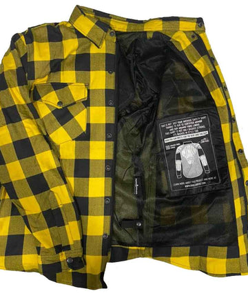 Shop Stylish Road Armor Protective Flannel Motorcycle Riding Shirt ...