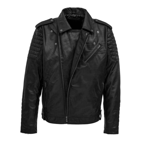 [LEVEL 2 PROTECTION] Ride or Die Classic Leather Biker Jacket