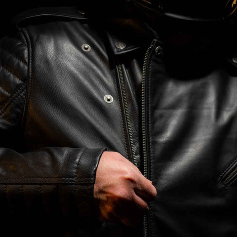 Ride or Die Classic Leather Biker Jacket